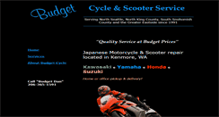 Desktop Screenshot of budgetcycleservice.com